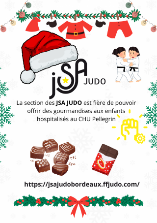 Image de l'actu 'JSA JUDO n'oublie pas les  enfants hospitalisés au CHU PELLEGRIN'